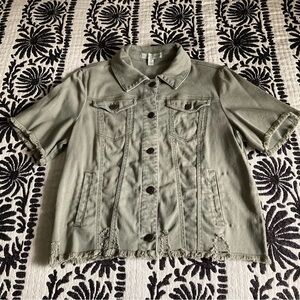 Cato Denim Short Sleeve Jacket